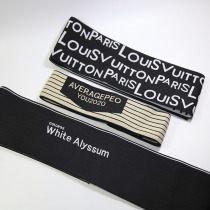 Skin-friendly gold and silver silk elastic band wide elastic pants waist belt