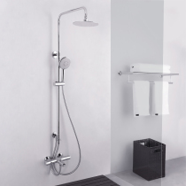 Kohler thermostatic shower head Qi Le three-water shower column oxygen-friendly thermostatic bath wall-mounted bathroom shower head 21088T