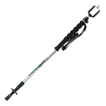 Robinson monopod carbon three-section straight-handle trekking multifunctional photography cane new light shadow