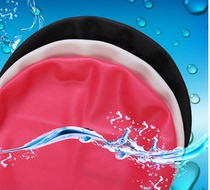 Mens and womens multi-color optional high-play non-head swimsuit silicone swimming cap hot spring