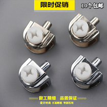 Alloy semicircular glass clamp partition glass clamp glass clamp glass clamp partition glass fixing clamp