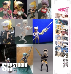 Frame Arms Girl Ao Gennai  Cosplay costumes