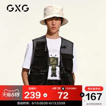 GXG Mens Fashion Mall with the same black tooling floating with breathable Machia jacket mens 21 years spring new product