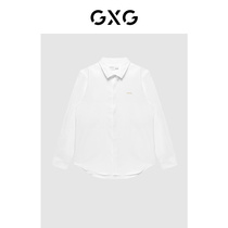 GXG mens clothing (Sven series) 21 years of autumn shopping mall with casual embroidery mens trend shirt