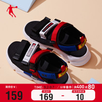 Jordan reset sandals 2021 summer new breathable Velcro trend Shoes sandals soft bottom sports cool