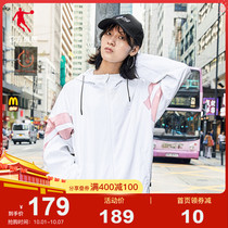 Jordan Sports Jacket Ladies 2021 Autumn New Fashion Woven Hooded Jacket Sports Casual Top Ladies