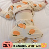 Baby boy thermal underwear set spring and autumn clothes autumn and winter cotton sweater base shirt baby pajamas Cotton