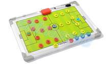 Double Sided Football Tactical Board Color Aluminum Alloy Coaching Board Magnetic Display Board Drill Board Tactical Sand Tray With Pen Wipe