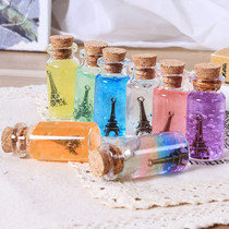 Mini-wish bottle zakka material luminous stars empty bottle wish Drift folded paper soft wood stopper glass bottle new product