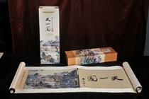 Ningbo Tianyi Pavilion Silk Painting Ningbo Special Silk Business Foreign Affairs Gifts Silk Souvenirs