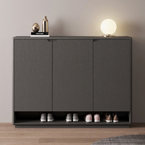 Shoe cabinet Italian minimalist can be customized household black modern simple black storage storage entrance foyer cabinet