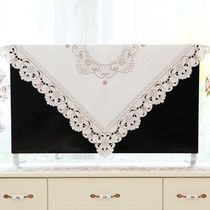  European-style LCD TV cover computer cover cloth 32 40 42 inch 47 embroidered lace fabric dust cover towel protective cover