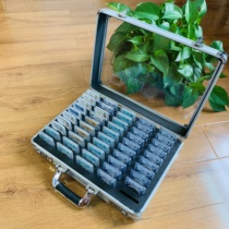 Rated coin box password box suitcases Numismatic identification box collection box aluminum alloy reviews Tibetan containing box 50 pieces
