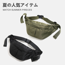 Japanese minority WAIST BAG Japanese men and women waterproof leisure chest BAG light commuter back crossbody WAIST BAG