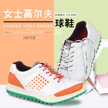 New ARIGA womens golf shoes microfiber leather comfortable and breathable fixing nails wear-resistant 3 colors