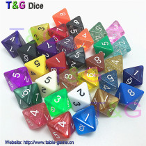 Special octagonal dice colorful candy color Cup drinking table game running group accessories props gift boutique