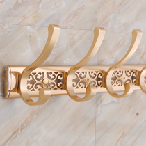 Space aluminum hanging clothes hook wall-mounted dressing room clothes hanger Hook Wall Bathroom golden clothes hangers hanging clothes hangers