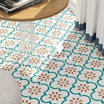 Moroccan simple retro tiles Floor tiles Wall tiles Entrance balcony bathroom Kitchen bathroom Bed and breakfast restaurant flower pieces
