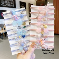  Japanese head rope daughter child tie hair rubber band headdress does not hurt hair Simple hair circle cute and sweet hair rope hair jewelry