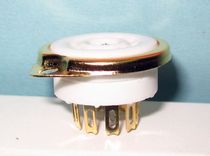Gold-plated ceramic tube seat manual shed Special 12 AX7 6922 12 BH7 and other applicable