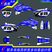 Zhenglin NC250 Yamaha WR YZ250F FX 450F Motocross Decal prints Stickers Car stickers painting