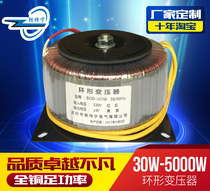 BOD-50W220V to 9V12V24V48V110V toroidal power transformer double multiple groups can be customized AC cattle