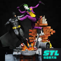 Batman war clown 3D printing drawings STL model file 3D printing model hand-made high-precision material