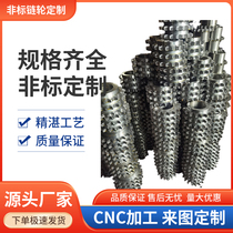 Non-standard to do: single row of double rows of three rows of sprockets