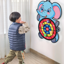 Childrens throwing sticky 3 Parent-child indoor puzzle interactive cartoon dart board sticky ball baby toys 1-2 years old