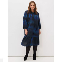Phase Eight Big Code Printed Temperament Long Sleeve Dress Straight Post British 2023 New Womens Dress
