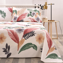 Wide thick active canvas pure cotton old coarse cloth sheets three-piece dormitory cotton tatami can be customized