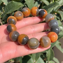 Yang Yujia Natural Huanglongyu Fu Lu Shou three-color Sands men and women 16MM hand string certificate new popularity