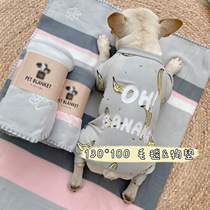 gou mao tan pet blanket Four Seasons universal puppy pad cat air conditioner sofa cushion anti-dirty fleece method bucket Teddy blanket