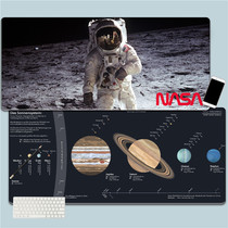 NASA astronaut Sci-fi mouse pad Solar System oversized lock edge game table pad Eight planets Student keyboard pad
