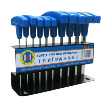 T-shaped hexagon wrench set flat head 2 2 5 3 4 4 5 5 5 5 6 8 10MM TAIWAN SIMALENG