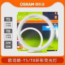 OSRAM tube T5C ring tube round tube energy-saving fluorescent ceiling lamp L22WL32W40WT9 thick tube light source