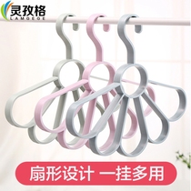 Lingzig multifunctional hanger scarf rack hanging towel rack tie belt belt loop hook