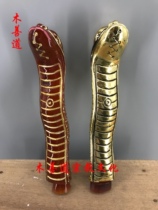 Woodcarving Taoist supplies method rope head faucet method rope wood carving boutique handmade 10 inches