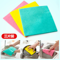 South Korea imported rag kitchen non-stained oil dishwashing cloth water absorbent dish towel brush bowl cloth cleaning dish cloth