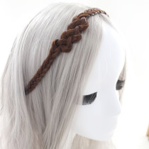  Handmade twist pigtail fishbone braid wig piece Fancy hair accessories Hairband Bridal hair style accessories