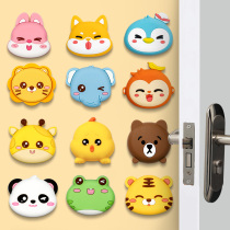 Door handle Anti-collision cushion muted protection cushion door blocking toilet door rear silicone anti-collision theorizer free of punch