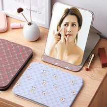 Mirror makeup mirror folding desktop desktop portable portable student dormitory female household size vanity mirror