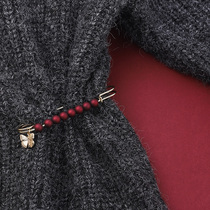 Safe waist pin upscale butterfly wings bra sweater decorated waist decorated with small buckle original button