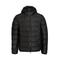 ARMANI Armani mens simple casual solid color hooded warm down jacket 189303