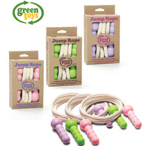 Made in the United States green toys childrens skipping rope Kindergarten primary school students outdoor plus burlap rope safe and adjustable