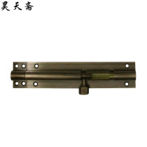Haotianzhai pure copper latch new Chinese style Ming and Qing door bolt antique door strip window classical door insert brass furniture accessories