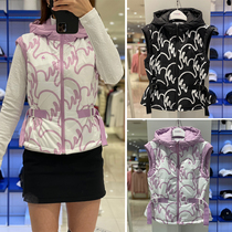 Rooster Golf Korea 22 Chun Ladies Classic Small Pets Mini Lianhat patterned padded zipped vest