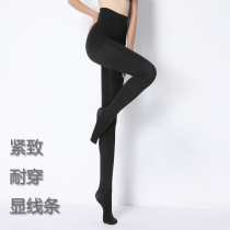 Latin dance costume Pantyhose sub sexy female black practice performance dance competition leggings show thin micro pressure socks