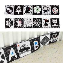 Black and white Colour baby bed Sieb book infant vision to stimulate the baby to tear up and nibble the cloth book 0-3 years old