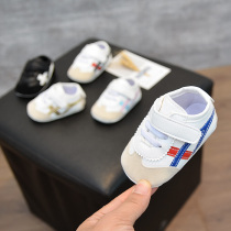 0-1 year old spring and autumn men and women baby shoes 3-6-9 months newborn baby soft bottom non-slip toddler shoes sports white shoes